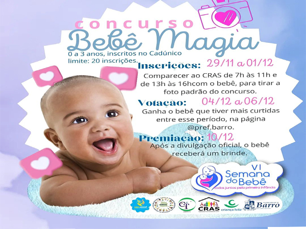 Concurso "Bebê Magia".